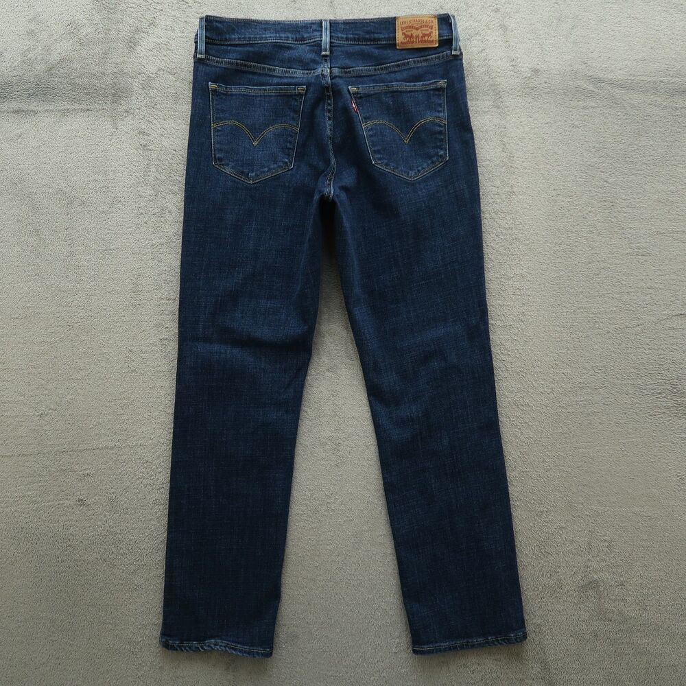 Levi's 314 Jeans Women's Size 30 Blue Mid-Rise Shaping Straight Denim 29" Inseam - Picture 14 of 16